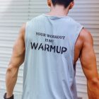 ÁO GÂY WAR (XÁM) - YOUR WORKOUT IS MY WARMUP
